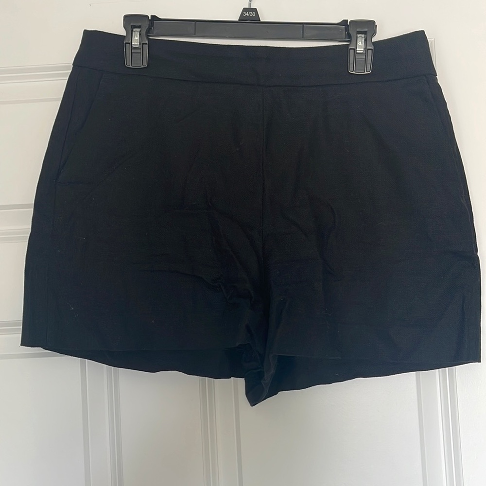 J Crew Black Cotton Short